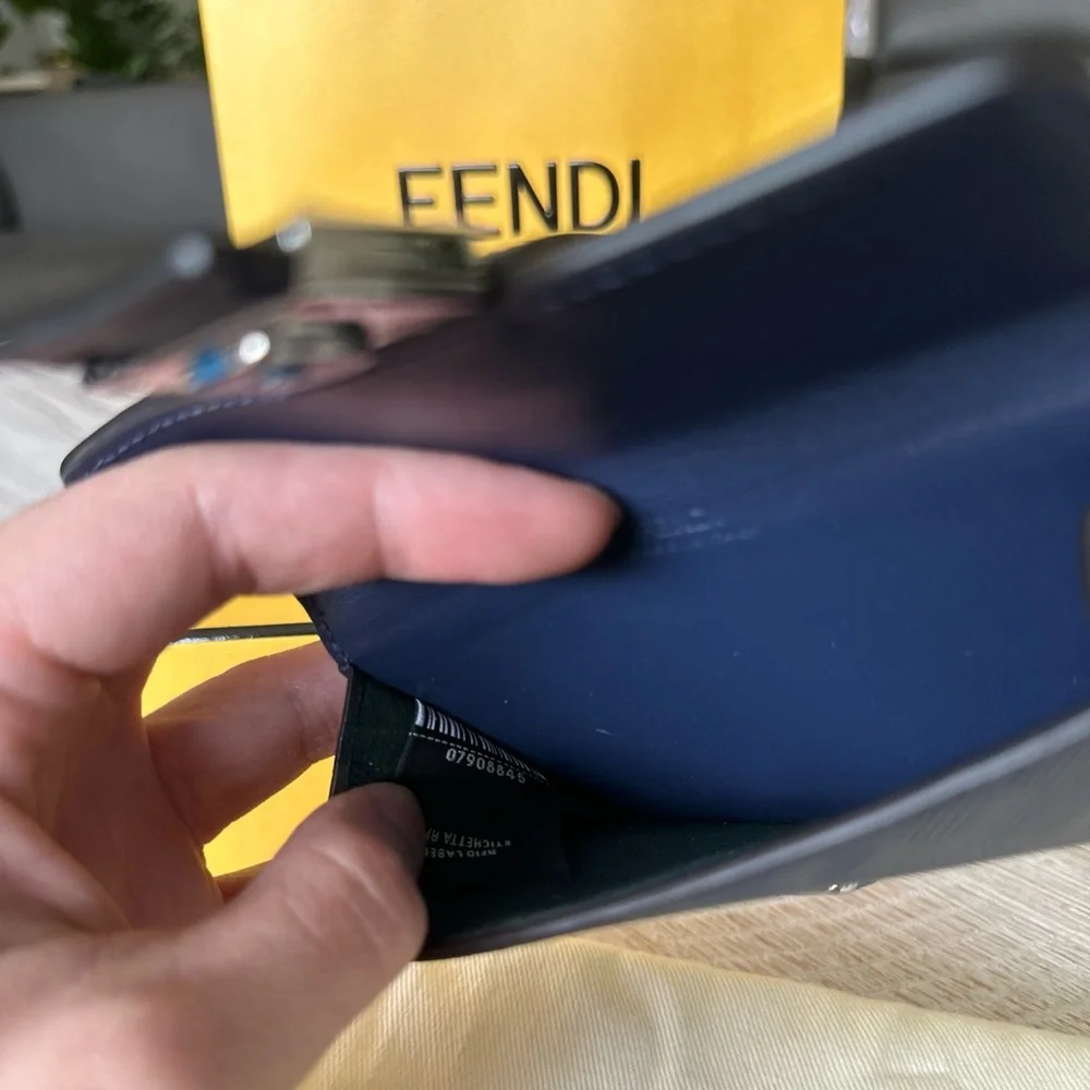 FENDI Blue Wallet - Cardholder - Picture 6 of 11